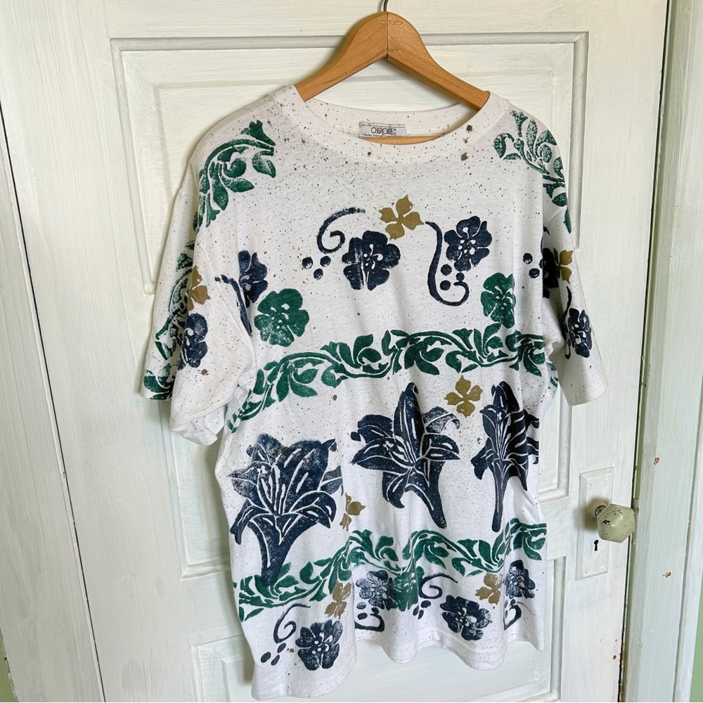 Vintage 90s Tropical Tee 🌺
